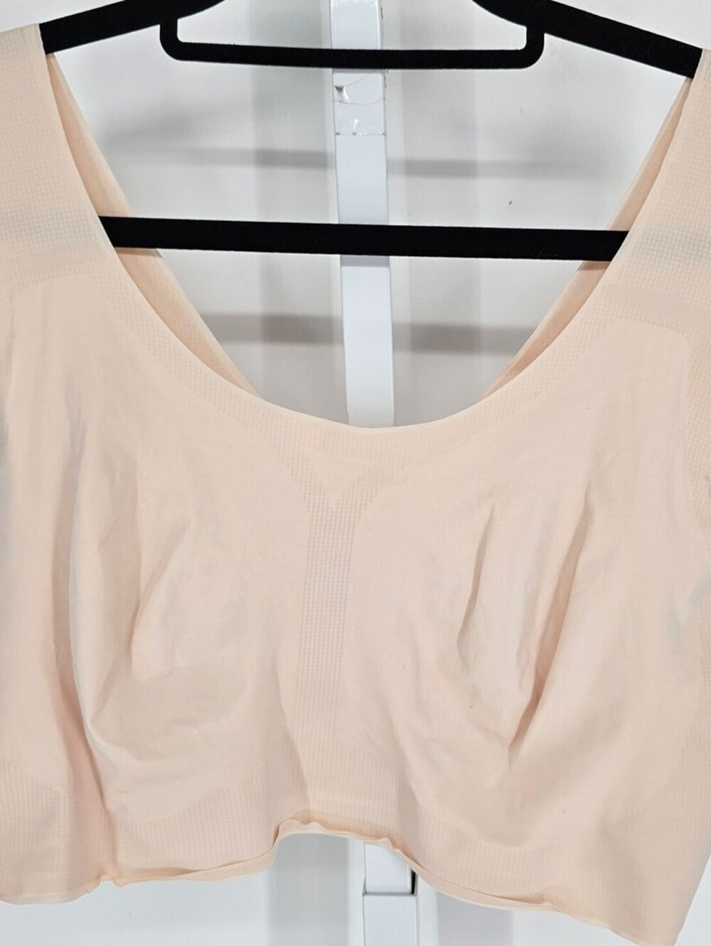 Bali Comfort Revolution Womens Sz XL Unlined T Shirt Bra Light Beige SOFT